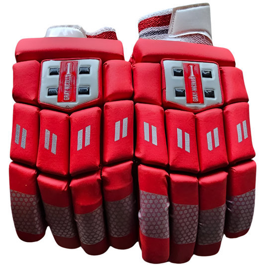 Gray Nicolls Red Batting Gloves