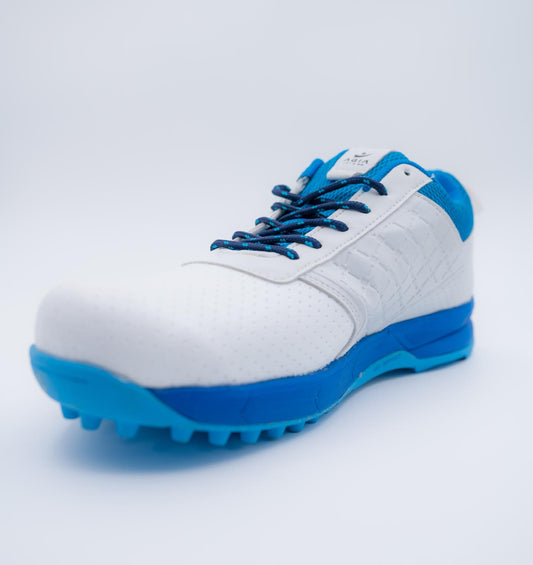Shoes - Cricket Shoes for Kids / Youth / Men - Fluro Blue - White