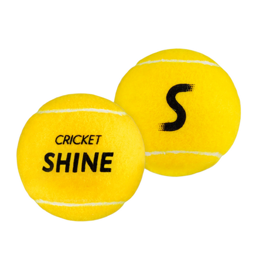 Pack Of 25 balls Shine Tennis Cricket Ball Tape Balls Yellow