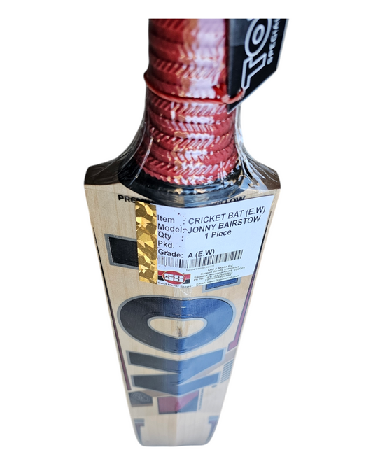SS TON Jonny Bairstow Special Edition Cricket Bat - Elite Performance for Hard Ball Cricket