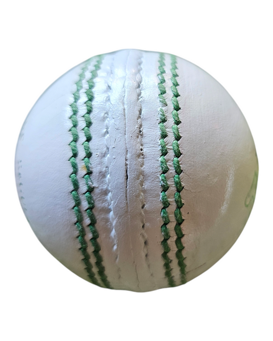 HS Grade A White Leather Cricket Ball (156gm)