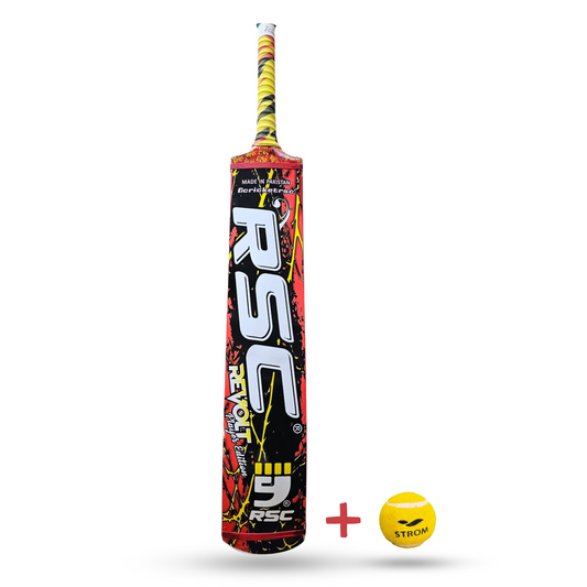 RSC Revolt Cricket Bat - Elite Performance for Tape Ball Cricket