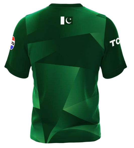 Pakistan Matrix Plain T20 World Cup Cricket Jersey 2024