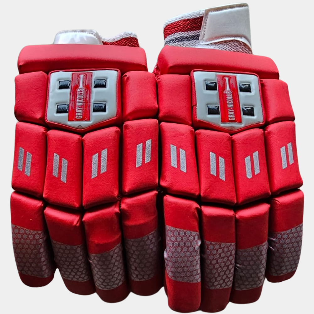 Gray Nicolls Red Batting Gloves