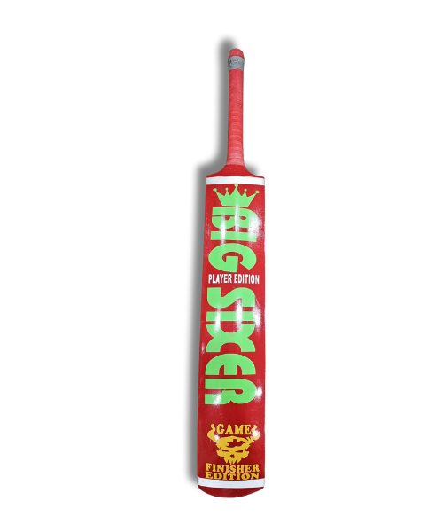 Big Sixer Player Edition Cricket Bat (2024 Model) RED