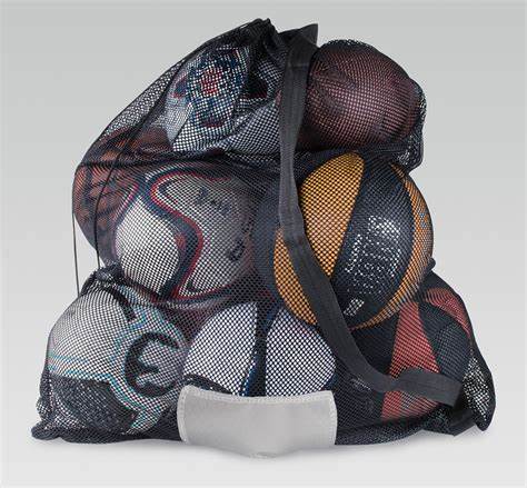 Heavy-Duty Mesh Ball Bag 24 inches x 36 inches, with Self-Closure and Ventilation