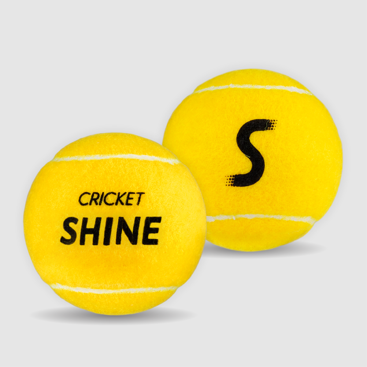 Pack Of 25 balls Shine Tennis Cricket Ball Tape Balls Yellow