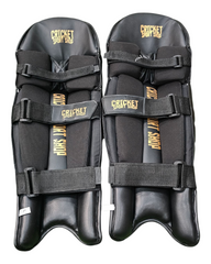 Cricket Sport Shop Premium Black Batting Pads – Lightweight Protection for Tape & Hard Ball Cricket