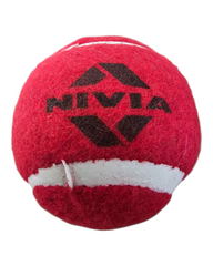 Nivia Hard Tennis Ball – Heavy-Duty Tape Ball Cricket Ball (Red Edition)
