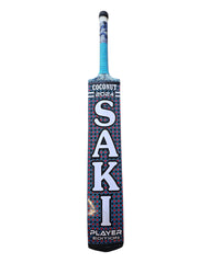 SAKI Player Edition 2024 Coconut Cricket Bat - Precision and Power for Tape Ball Cricket