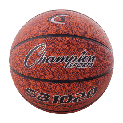 Composite Basketball, size 7, orange rubber